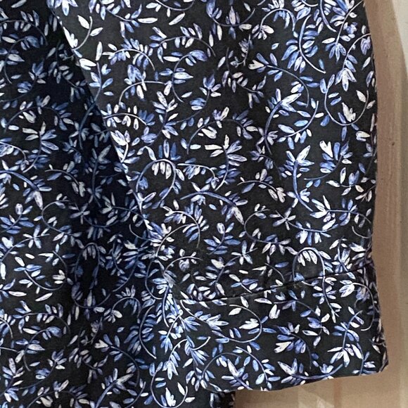 Lafayette 148 Women's Shirt Button Up Tunic Sz XL Long Sleeve Cotton Floral - Picture 4 of 11